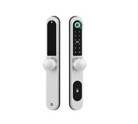 Porta Scorrevole In Vetro For Patio In Alluminio Smart Lock Tuya App Maniglia Tastiera Impronta Digitale Serratura Elettronica Con Doppi Ganci Da Infilare(Standard version,22 240 3585)
