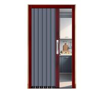 Porta scorrevole pieghettata per cucina aperta da interni, porta interna a fisarmonica extra larga