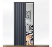 Porta scorrevole pieghevole a fisarmonica interna, alluminio impermeabile per cucina, sala da pranzo, dispensa, divisorio