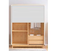 Porta scorrevole pieghevole a nido d'ape invisibile, porta a soffietto senza foratura for armadio, cucina, bagno, soggiorno, dimensioni personalizzabili(78x80in/198x203cm)