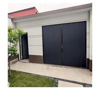Porta scorrevole pieghevole a prova di fuoco in lega di alluminio Divisione invisibile per cucine bagni e centri commerciali (56x80") 142,2x203,2 cmSoluzione durevole ed elegante