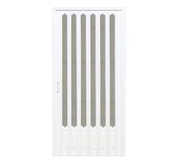 Porta scorrevole pieghevole con vetro acrilico smerigliato per la divisione della stanza e la privacy in armadi, salotti e dispense