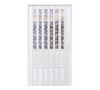 Porta scorrevole pieghevole con vetro acrilico smerigliato per la divisione della stanza e la privacy in armadi, salotti e dispense