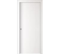 Porta scorrevole reversibile Badia bianca 210x80 cm Bianco