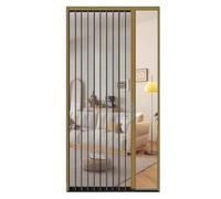 Porta scorrevole ventilata con serraturaRetrattile Mesh SnAluminum Alloy Folding GateEasy NoDrill InstallatSpaceSaving Interior Solut