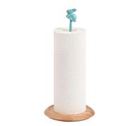 Porta Scottex da Cucina Moderno | Portarotolo in Legno con Coniglio Turchese | Porta Rotolo da Tavolo, Idea Regalo Pasqua