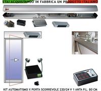 PORTA SCRIGNO PAS 800 MM KIT AUTOMATISMO 220/24 V 2 RADAR PINZA SICUR SBLOC ABAA