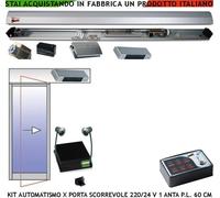 PORTA SCRIGNO PASS 190 CM KIT AUTOMATISMO 220/24V SICUR 2 RADAR PINZA SBLOCCO AN