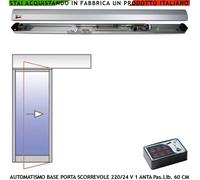 Porta Scrigno Passaggio 600 mm kit Automatismo 220/24 V Traversa Selettore Progr