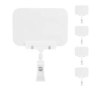 Porta segnaletica, Cartellini dei prezzi della frutta 10 pezzi Clip for display in plastica cancellabili riutilizzabili for eventi del venditore Negozio al dettaglio Scaffali buffet supermercato