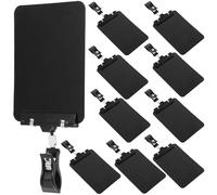 Porta segnaletica, Supporti for cartellini del prezzo, 20 pezzi, for etichette di prodotti, espositori for alimentari, scaffali pubblicitari for alimenti