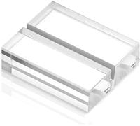 Porta segnaletica, supporto for carte in acrilico, 24 pezzi, segnaposto
