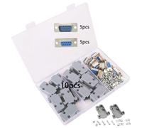 Porta Seriale RS232 Parallela Connettore DB9 9 Pin D Maschio/Femmina a Saldare +