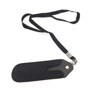 Porta Sigaretta Elettronica Protettiva Vape Pen Basic Portasigarette Elettronico Custodia da Collo per Sigaretta Elletronica 12,4 x 4 cm, Cordino 37,5 cm per Kit Sigaretta Elettronica Nero