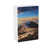 Porta sigarette con motivo tramonto sulla cima del Mauna Kea, porta sigarette per uomo e donna, capacità 20, perfetto per sigarette fatte a mano, accessori per fumatori