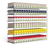 Porta sigarette, espositore per sigarette in acrilico, espositore per spingi sigarette automatico, organizer per armadietti da negozio, da parete o da banco,92x27x95cm