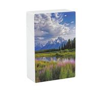 Porta sigarette Grand Teton National Park per adulti, impermeabile e antiurto, compatto, in plastica, ideale per i viaggi. Contiene fino a 20 sigarette. Portatile, protettivo e adatto a uomini e donne