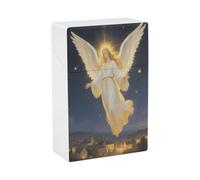 Porta sigarette Guardian Angel in plastica rigida con coperchio a ribalta, sottile, tascabile, per sigarette king size da 18-20 pollici, resistente agli urti, accessori per fumatori riutilizzabili per