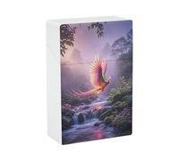 Porta sigarette - Phoenix is Flying Scatola per sigarette antiurto impermeabile in plastica rigida Porta sigarette Elegante porta accendino Regalo per uomo/donna