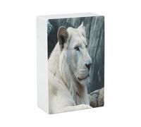 Porta sigarette White Lion, porta sigarette per uomo e donna, capacità 20, perfetto per sigarette fatte a mano, accessori per fumatori