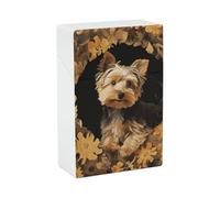 Porta sigarette Yorkshire Terrier nella grotta - Porta sigarette piccolo accendino elegante Accessori per accendini per uomo e donna