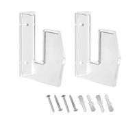 Porta skateboard per montaggio a parete - Supporto per ponte in acrilico, trasparente, espositore da 15 cm | di stoccaggio orizzontale da 2 pezzi per la decorazione dello skateboard, organizer