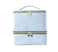Porta Smalti Organizer Borsa For Il Trasporto Dello Smalto For Unghie, Contiene 30 Flaconi, Doppio Strato For Conservare Lo Valigetta Per Unghie(Blue)