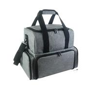 Porta Smalti Organizer Borsa organizer for smalti for unghie da 70 bottiglie Custodia for cosmetici Borsa da viaggio for accessori for nail art Contiene borse(Gray)