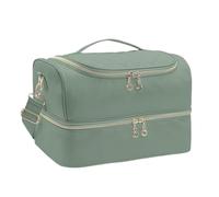 Porta Smalti Organizer Borsa Portaoggetti A Doppio Strato For Unghie, Contiene 45 Flaconi Valigetta Per Unghie(Grün)
