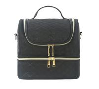 Porta Smalti Organizer Custodia Portaoggetti For Smalto For Unghie, Contiene 30 Flaconi, Borsa For Kit For A 2 Strati Valigetta Per Unghie(Black)