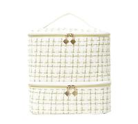 Porta Smalti Organizer Kit For Smalto A Doppio Strato, Custodia For Il Trasporto, Contiene 30 Flaconi Valigetta Per Unghie(White)