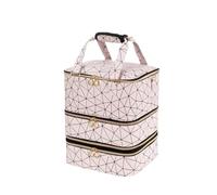 Porta Smalti Organizer Organizer For Smalto A 3 Strati, Custodia Da Viaggio Staccabile For Valigetta Per Unghie(Pink)