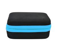 Porta Smalti,Valigetta Per Unghie 2 pezzi Custodia for oli essenziali 12 bottiglie 5 ml 10 15 Olio profumato Scatola Portaoggetti portatile da viaggio Borsa conservare lo smalto unghie(Blue)
