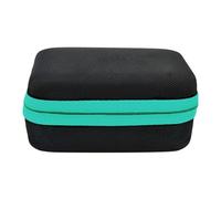 Porta Smalti,Valigetta Per Unghie 2 pezzi Custodia for oli essenziali 12 bottiglie 5 ml 10 15 Olio profumato Scatola Portaoggetti portatile da viaggio Borsa conservare lo smalto unghie(Green)