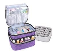 Porta Smalti,Valigetta Per Unghie Borsa organizer pratica for smalto, robusta e durevole, facile da trasportare, regalo organizzare lo