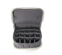 Porta Smalti,Valigetta Per Unghie Scatola portaoggetti in tela for smalti e trucchi, 16 scomparti, borsa portatile oli essenziali(G)