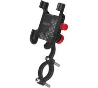 Porta Smartphone Bici Moto Fissaggio Verticale Dritto Nero con Distanziatori