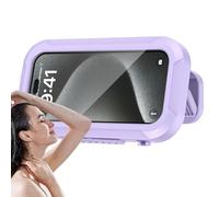 Porta Smartphone per la Doccia Porta Cellulare Bagno Schermo Tattile Ad | Supporto da Parete per lo Smartphone Adatto A Specchio Cucina Piscine Doccia Bagno E Per Montaggio A Pare