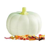 Porta snack a forma di zucca, ciotola rimovibile per snack a forma di zucca, ciotola per servire zucca di, vassoio porta snack a forma di zucca per frutta, noci, caramelle e snack natalizi,