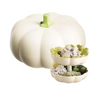 Porta snack autunnale - Ciotola da portata per zucca, per caramelle alla zucca | Grande ciotola da portata per zucca rimovibile con coperchio, elegante porta stuzzicadenti supporto per snack ri