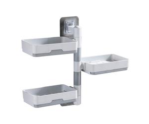 Porta Soap Doccia Poggia Saponetta Vassoio Da Bagno Di Senza Pugni