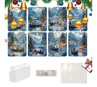 Porta soldi di Natale per contanti, decorazione per albero di Natale