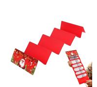 Porta Soldi Natalizi Per Contanti - Clip per Contanti Memoriale con Busta - Libro Di Biglietti Di Auguri Per Compleanno,Per Feste Celebrazioni Riunioni Bambini Ragazzi Ragazze Natale Vacanza Compleann
