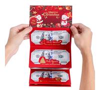 Porta Soldi Natalizio | Bustine Regalo Piegevoli per Denaro | Decorazioni Festive Portatili Per Uomini Donne Ragazzi Bambini Genitori Nonni Padri Organizzatori Eventi Ospiti Feste | Idee Regalo per Uo