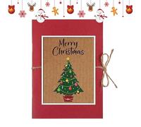 Porta Soldi Per Natale - Clip Decorativo Commemorativo Con 5 Scomparti Per Contanti | Libro Di Cartoline Di Auguri Per Compleanno | Per Bambini E Adulti Natale E Vacanze Compleanni Festa Scolastica E