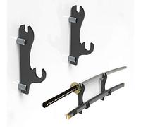 Porta spada, gancio per spada, porta coltello samurai acrilico a due strati, tutti possono trasportare spade (nero)
