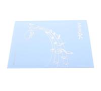 Porta Spartiti Pieghevole a Sei Pagine, Formato A4, Blu Elegante | Plastica Non Riflettente, Lettura Continua e Chiara, Riduce il Numero di Passaggi di Pagina, Portatile