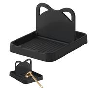 Porta spatola - Portascarpe con vassoio scolapiatti multifunzionale, verticale, pieghevole, montato a parete, per cucchiaio da minestra sul piano di lavoro | Salone verticale multifunzionale