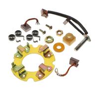 Porta Spazzole Carbonio per Moto, Supporto Avviamento Elettrico Stabile | Plastica e Lega, Contatto Affidabile, Riduce Fluttuazioni di Tensione, Finitura Resistente All'ossidazione