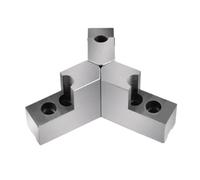 Porta spazzole di carbone a forma di V Mandrino a forma di L con gradino rialzato e artiglio morbido da 6, 8, 10 pollici, angolo acuto di 120 gradi, supporto interno positivo inverso(10 inch Heigh 80)